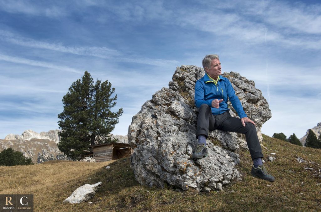 Habeler in una foto di pochi anni fa presso Bressanone - Foto Roberto Carnevali