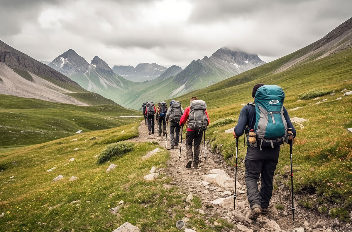 In gruppo sui sentieri - @AdobeStock
