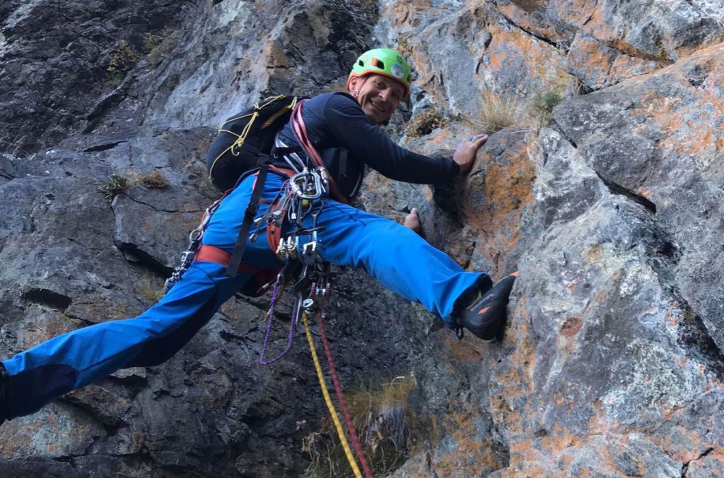 Fabrizio Manoni in parete