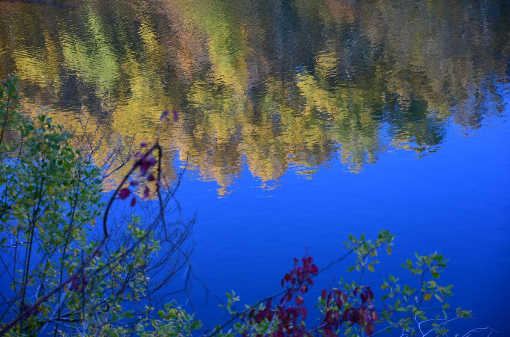 Autunno al Lago della Provvidenza, foto Stefano Ardito