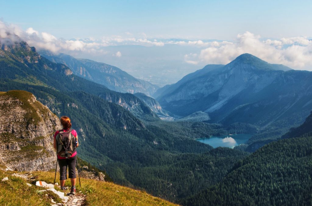 Il lago di Tovel dall