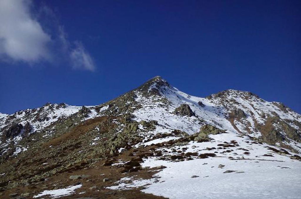 La pietraia terminale della Besimauda