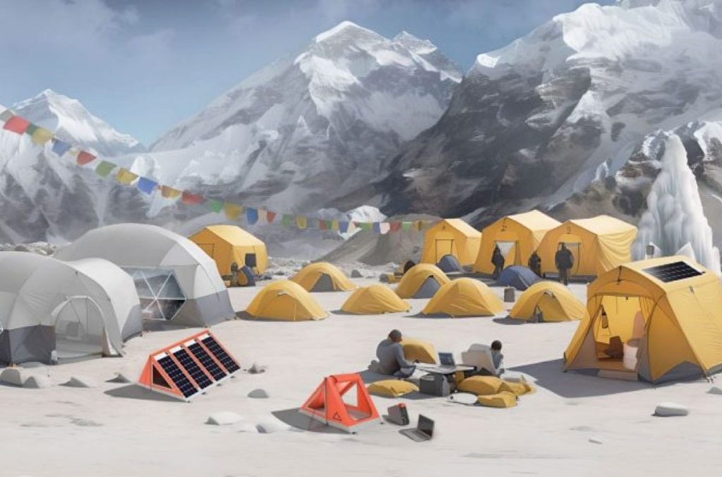 Simulazione del primo CB sostenibile per l'Everest - @The NeveRest Project