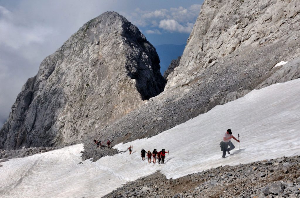 Salita al Monte Coglians, foto Stefano Ardito