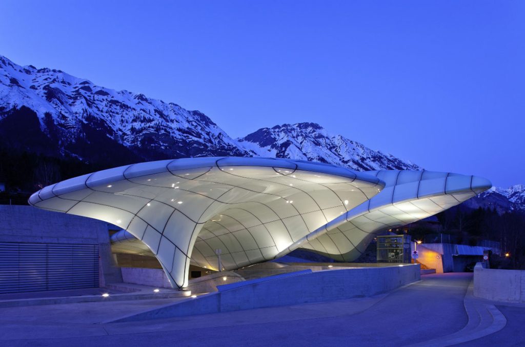 La stazione della funicolare che sale al Nordkette Foto Innsbruck Tourismus