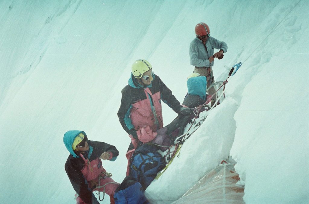 Sulla parete sud del Lhotse