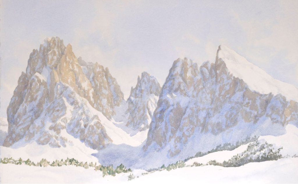Una delle opere di Riccarda De Eccher esposte alla mostra