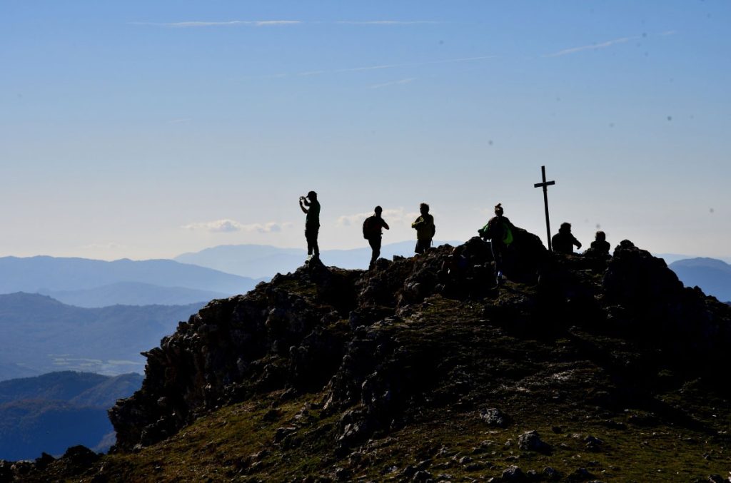 Monte Navegna, la vetta, foto Stefano Ardito