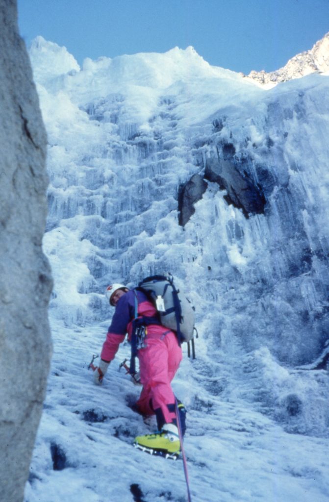 Il Diamond Couloir 1989, foto di Alberto Rampini (5)
