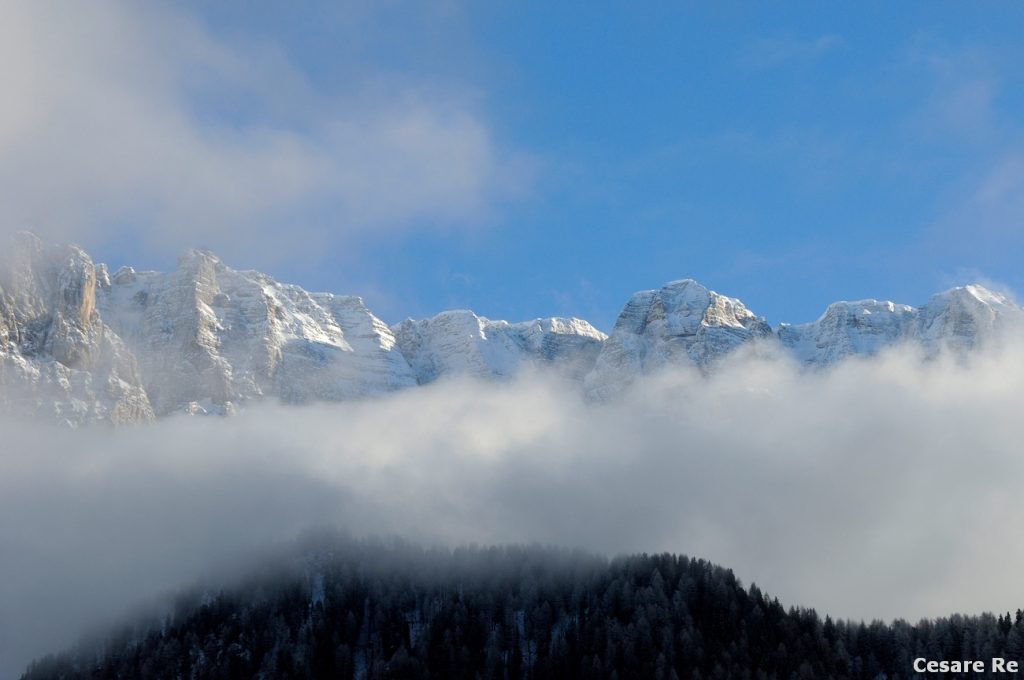 Il Gruppo del Sella, foto Cesare Re