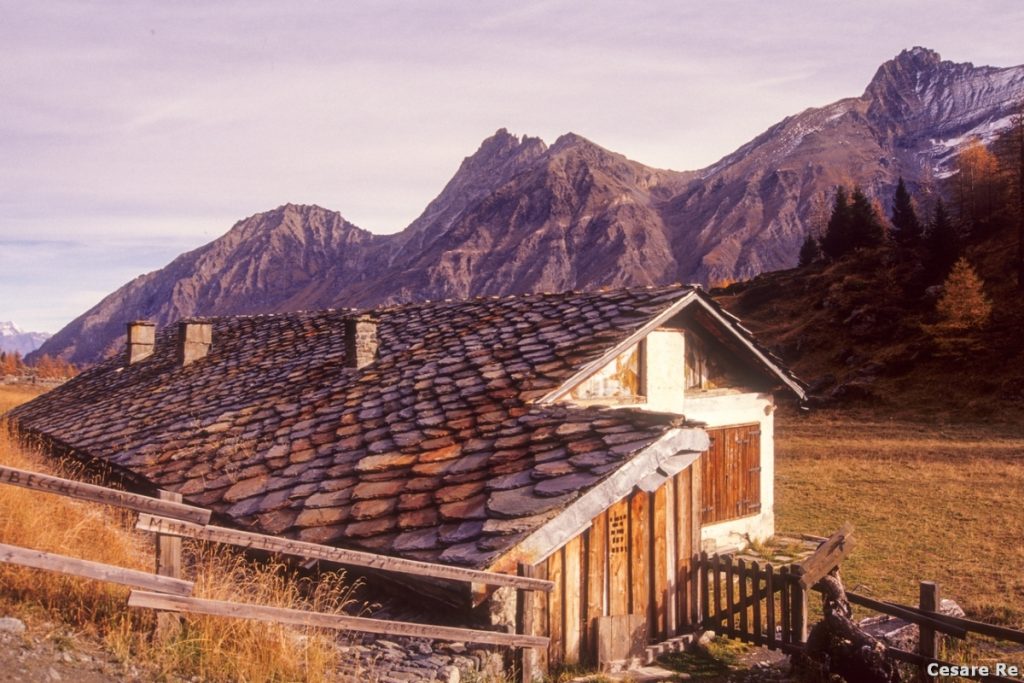 Il casotto dei guardiaparco a Orvieille Foto Cesare Re