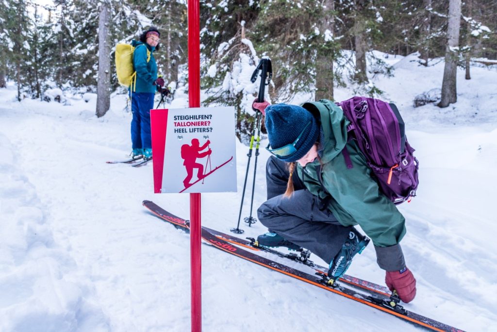 Indicazioni lungo la salita CDanielRogger_TourismusvereinSexten