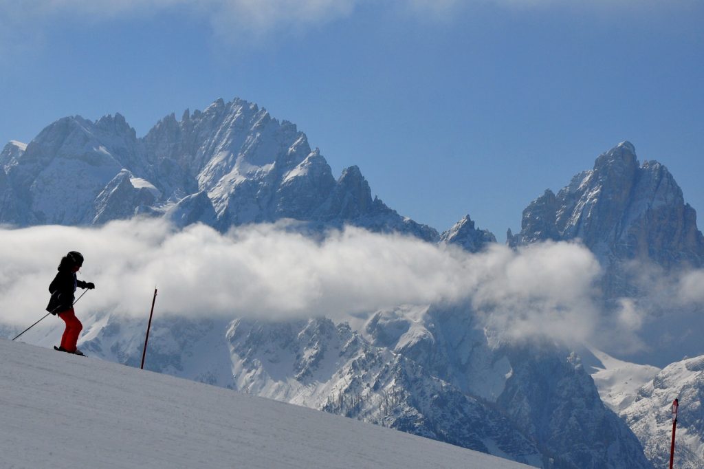 Le Dolomiti di Sesto dal Monte Elmo, foto Stefano Ardito