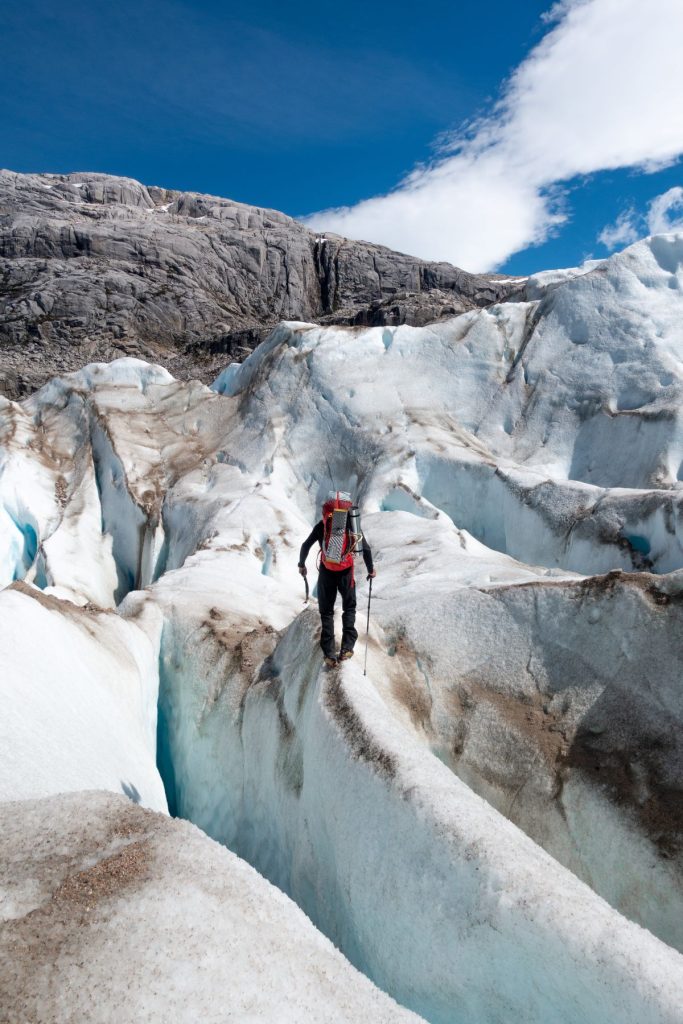 Lungo il Campo de Hielo Norte