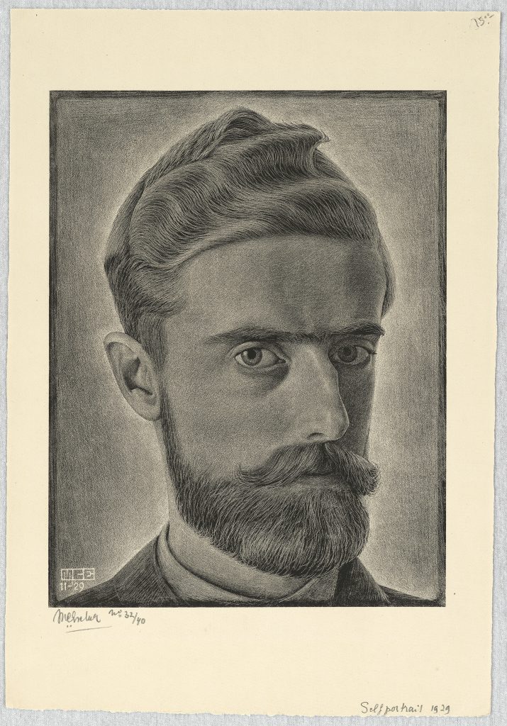 M.C. Escher, Autoritratto © The M.C. Escher Company