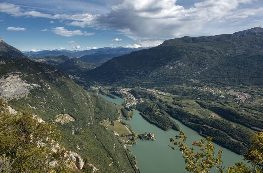 Il Lago di Toblino dal Piccolo Dain, Foto Roberto Carnevali