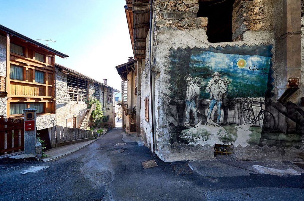 Un murales di Balbido, in Trentino @Paolo Bisti Luconi