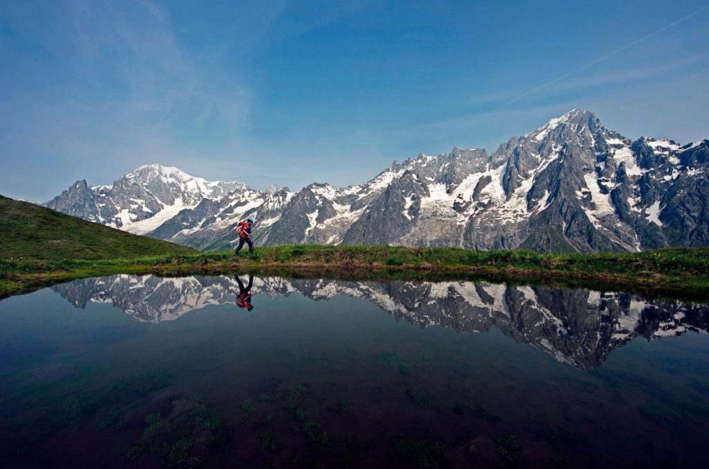 Il Bianco visto dal Mont de la Saxe Foto Livio Piatta