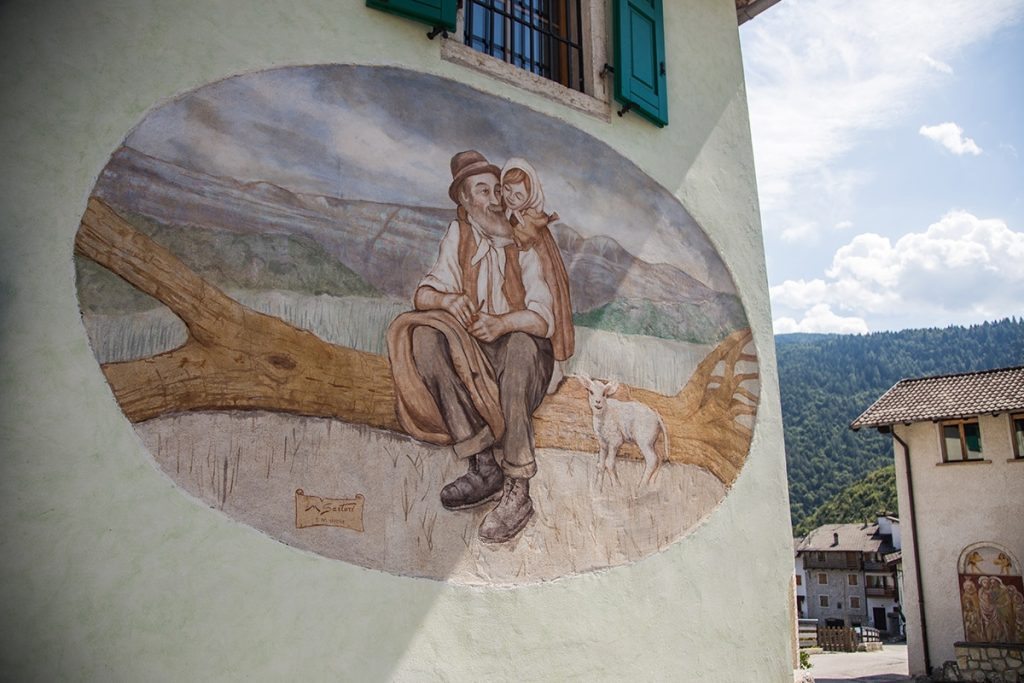 Sui muri di Guardia, Foto Apt Alpe Cimbra