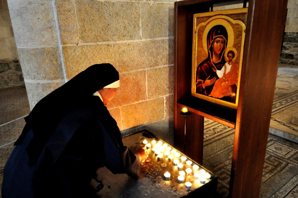 Tabgha, chiesa dei Pani e dei Pesci, foto Stefano Ardito