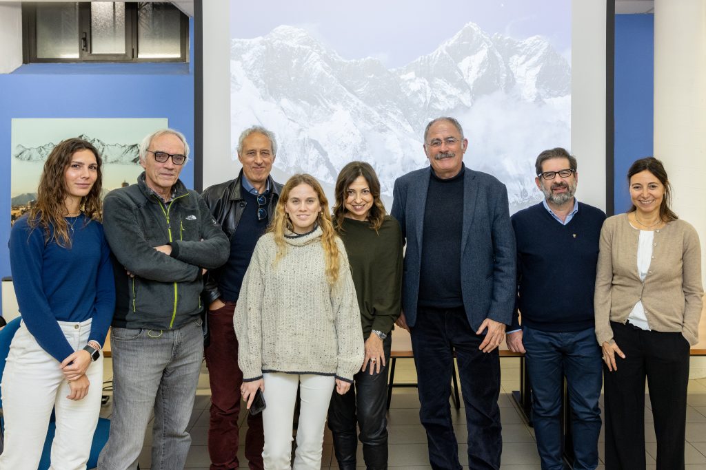Roberto Monguzzi, Stefano Ardito, Paolo Paci e il team di Montagna.tv