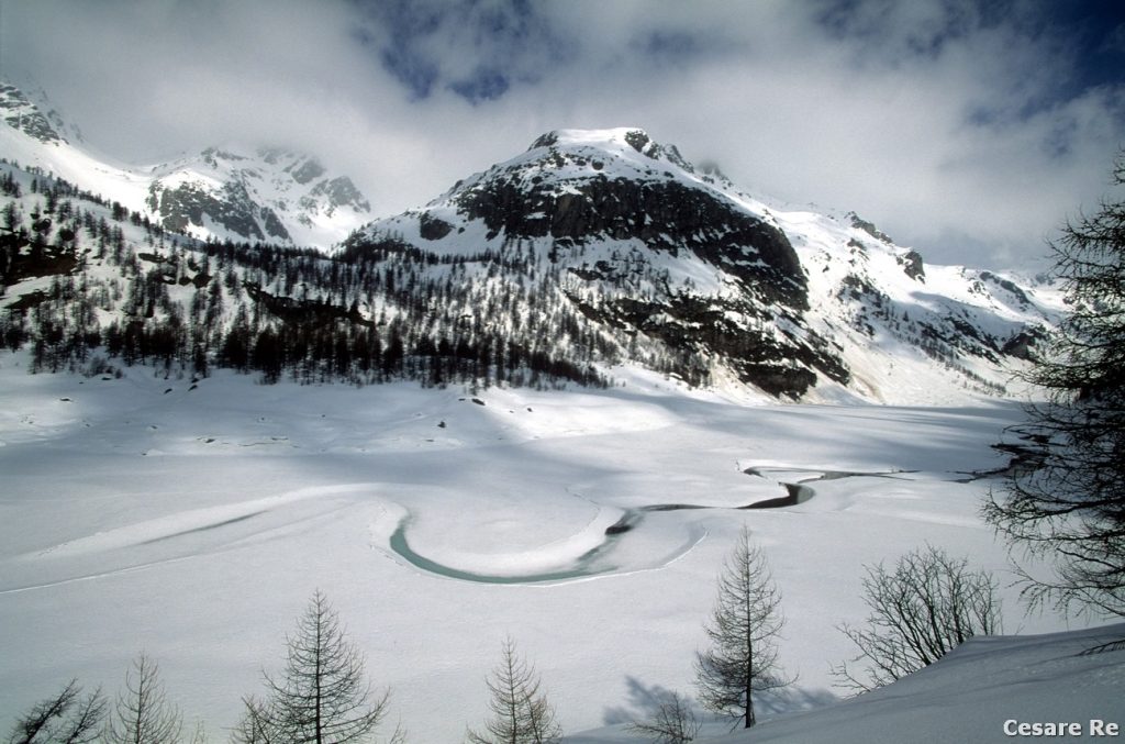 Il Lago Devero al disgelo