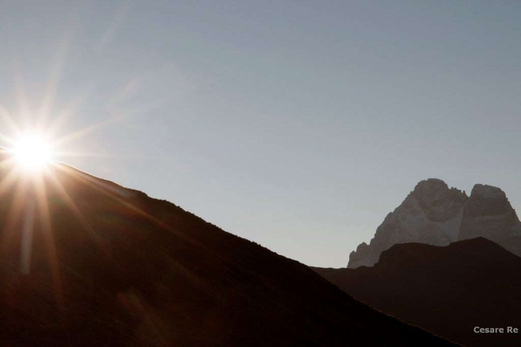 Il Monviso dai pressi del Colle dell