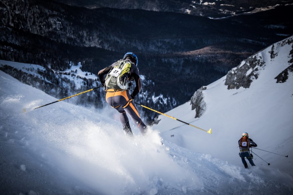 In discesa alla Transcavallo. Foto: Maurizio Torri