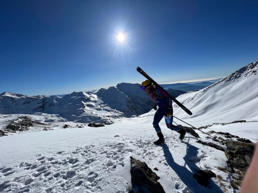 In prossimità del Pizzo Meriggio. Foto Michele Boscacci