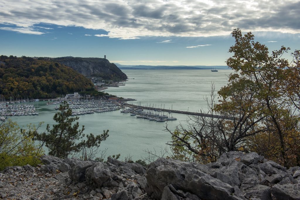 La Baia di Sistiana, punto di partenza dell