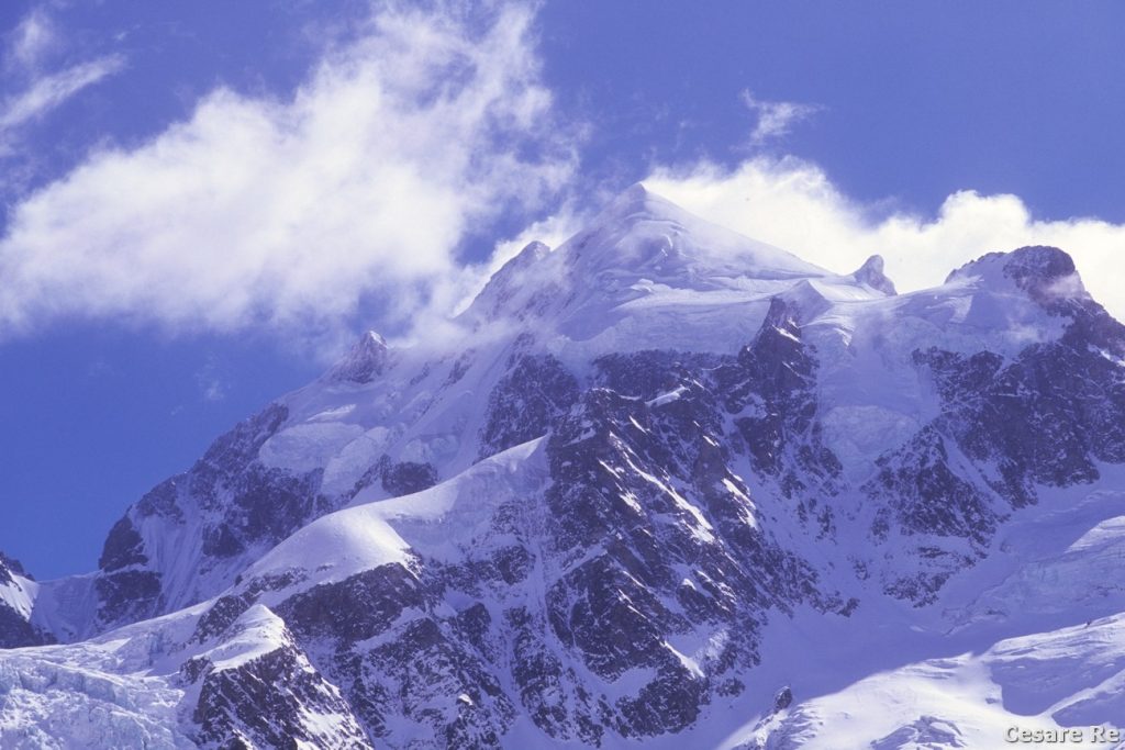 La cima del Piz Roseg. Foto Cesare Re