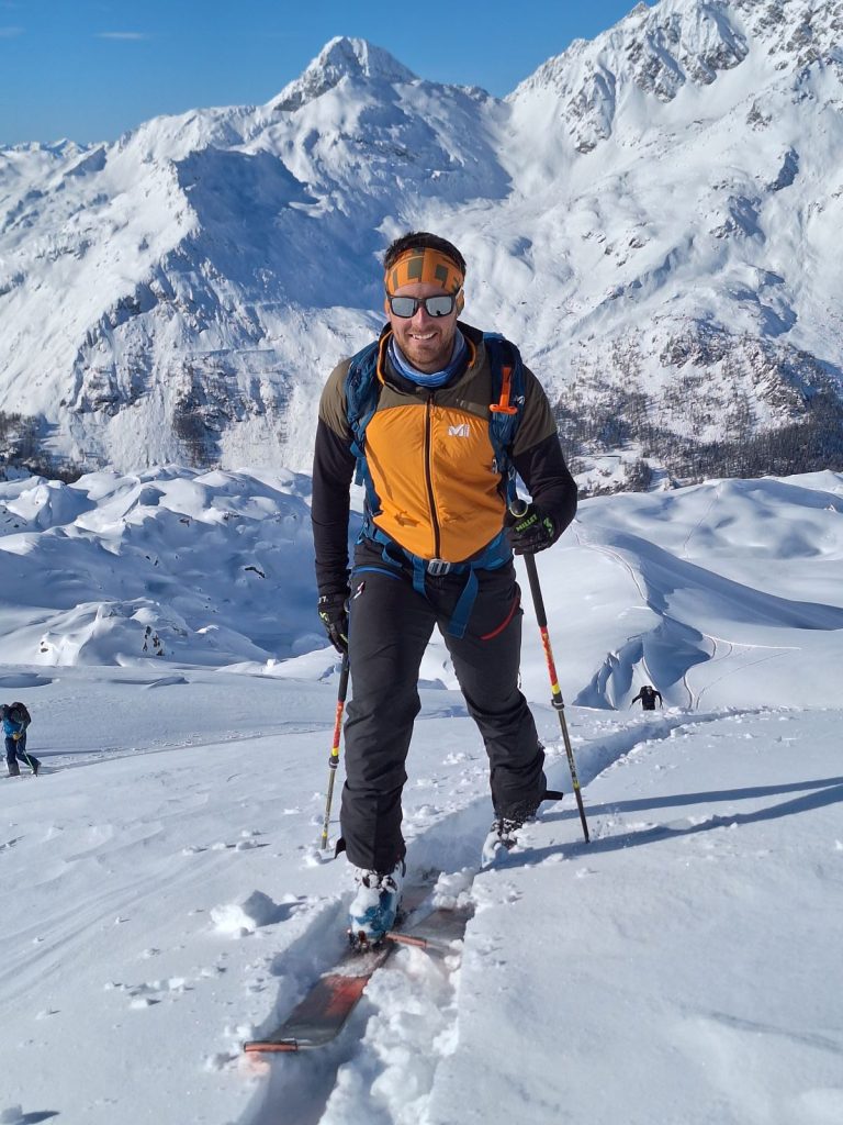 La guida alpina della Valgrisenche Roger Bovard. Foto Maurizio Torri