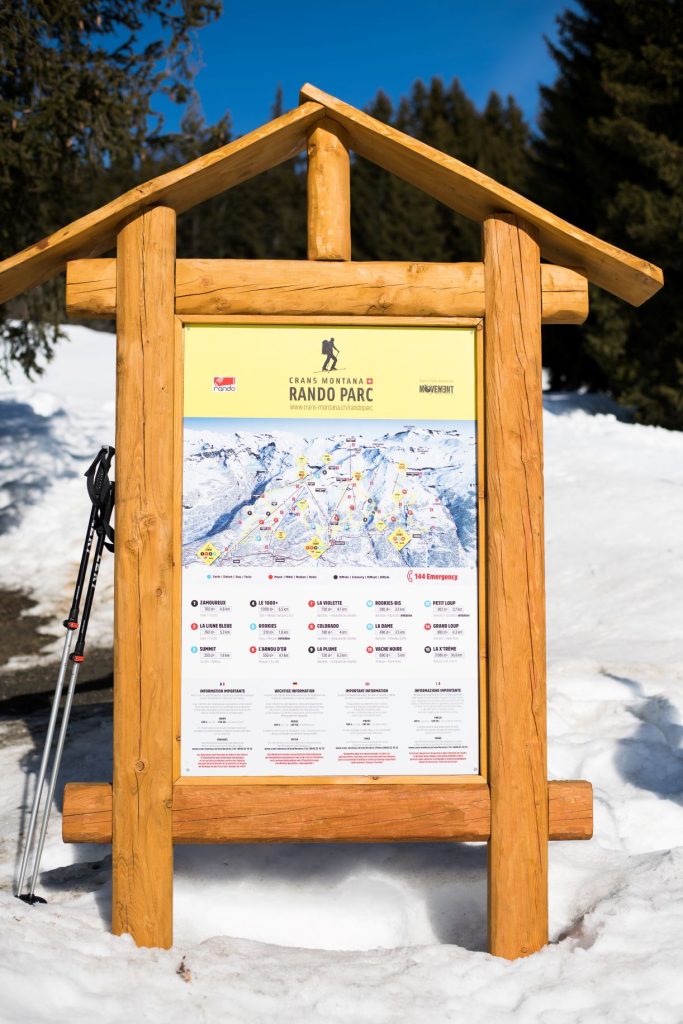 La mappa degli itinerari del Rando Parc ©cmtc olivie maire