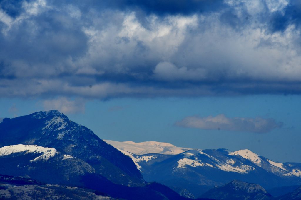 Le Mainarde dal Monte Sammucaro, foto Stefano Ardito