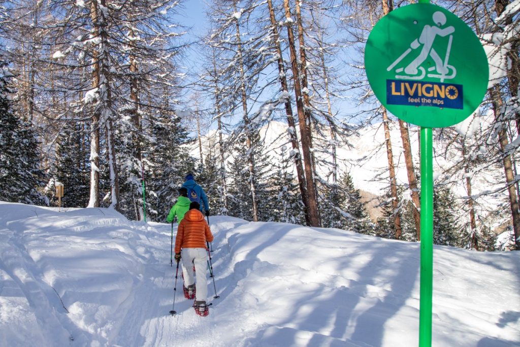 Livigno, uno dei percorsi gestiti