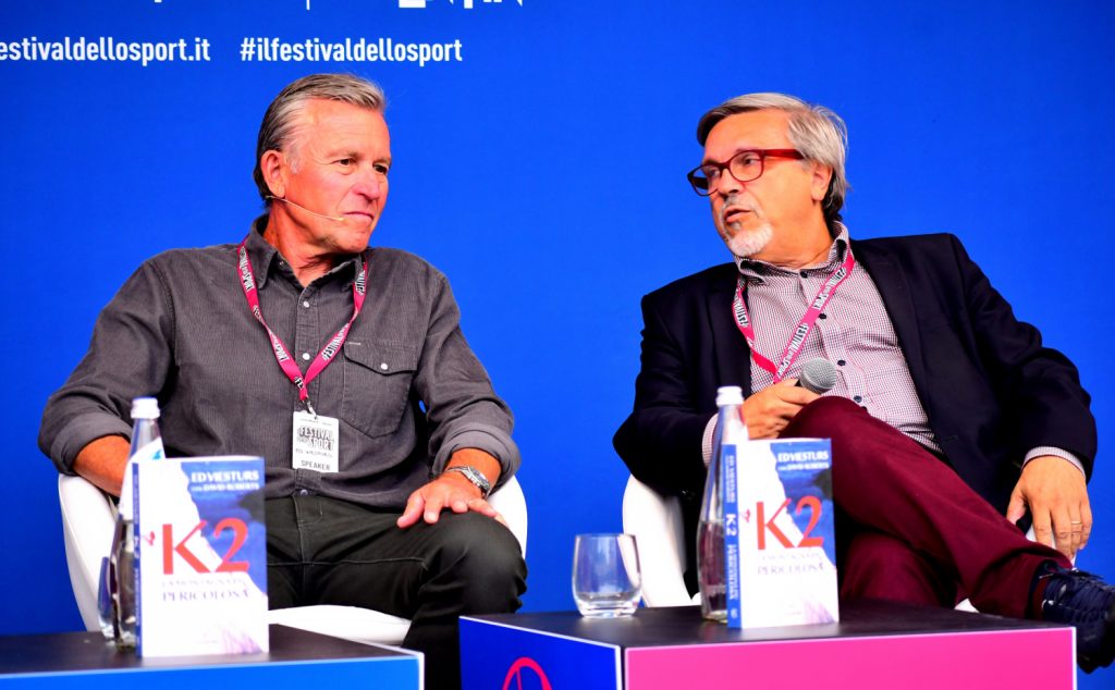 Luca con Ed Viesturs, 2023, foto SA