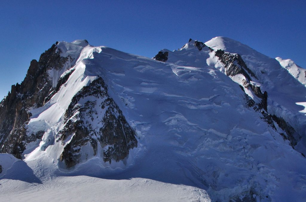 Mont Blanc du Tacul, Mont Maudit e Monte Bianco, foto Stefano Ardito