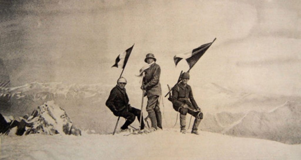 In vetta al Monte Bianco nel gennaio del 1876 @ Pointeisabelle.com