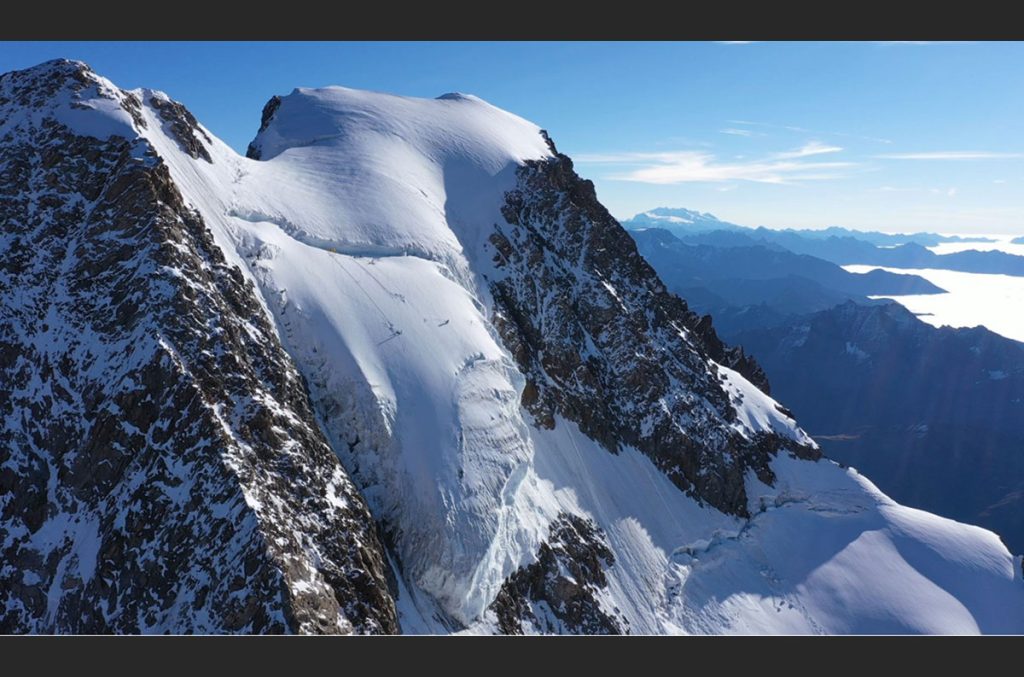 Il seracco Whymper. Foto Fondazione Montagna Sicura