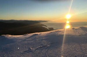 Tramonto dalla vetta