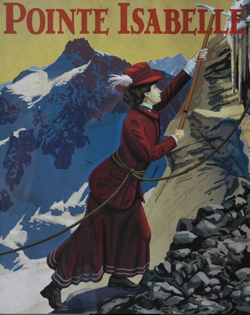 Manifesto rievocativo delle gesta di Isabelle @pointeisabelle