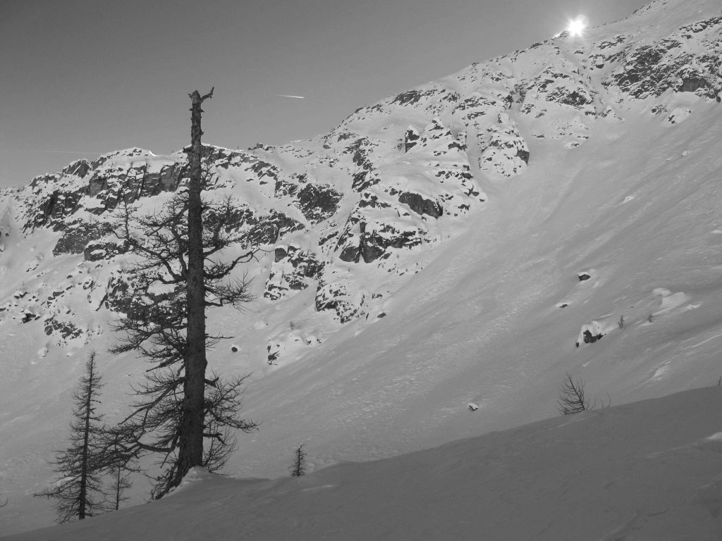 Pensiamo ai nostri pensieri durante le nostre uscite sulla neve
