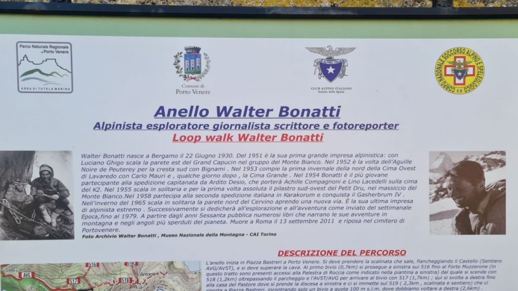 Portovenere, inizio dell