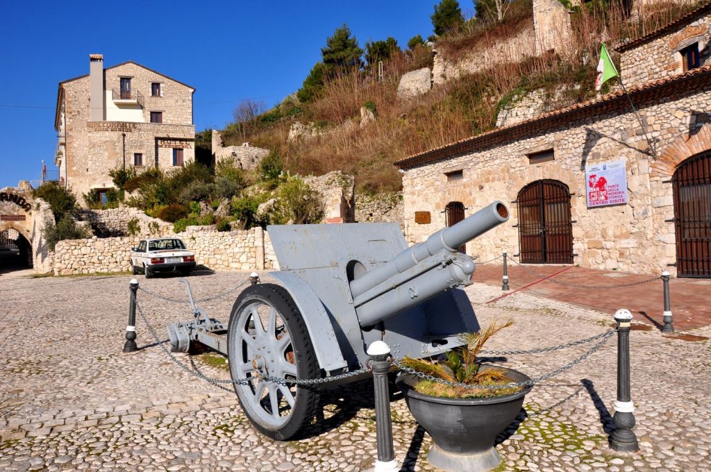 San Pietro Infine, ingresso del museo, foto Stefano Ardito
