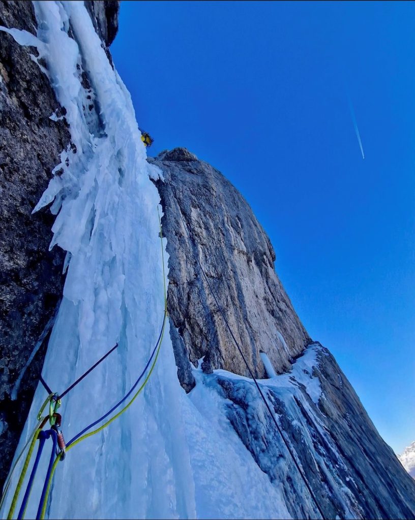 Un passaggio della salita sull