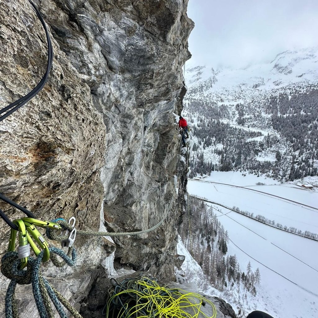 Un traverso su Zirmol Foto FB Simon Gietl