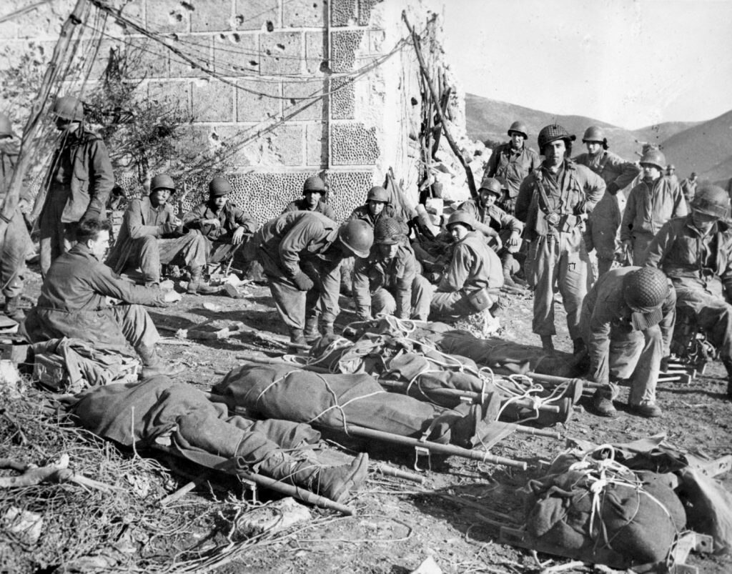 Una scena di The battle of San Pietro