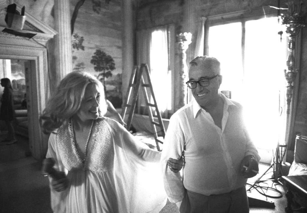 Vittorio De Sica sul set di Amanti