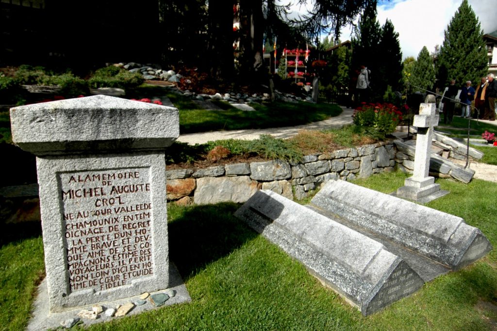 Zermatt, tombe di Croz e degli inglesi del 1865, foto Stefano Ardito