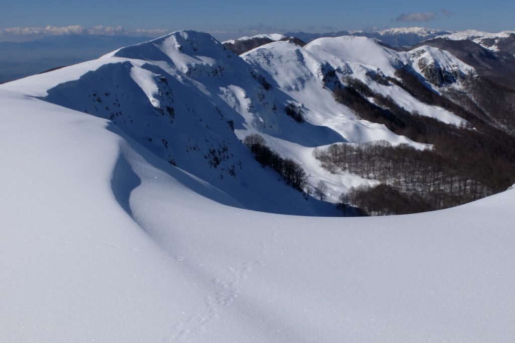 Dalla vetta di Monte San Nicola. Foto Stefano Ardito